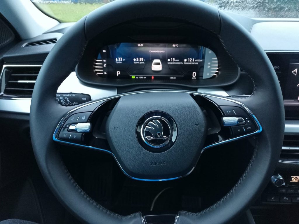 virtual dashboard Skoda Rapid 2022